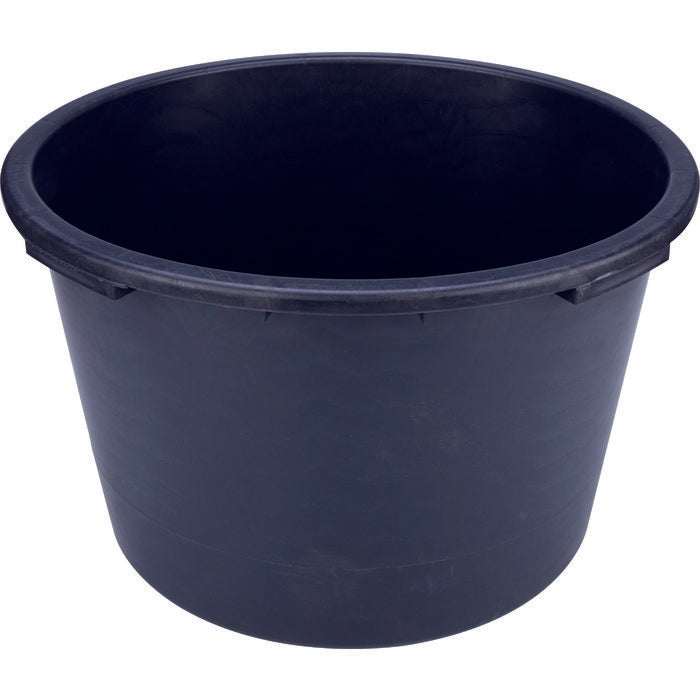 Seau plastique noir avec poignées de transport 45 litres
