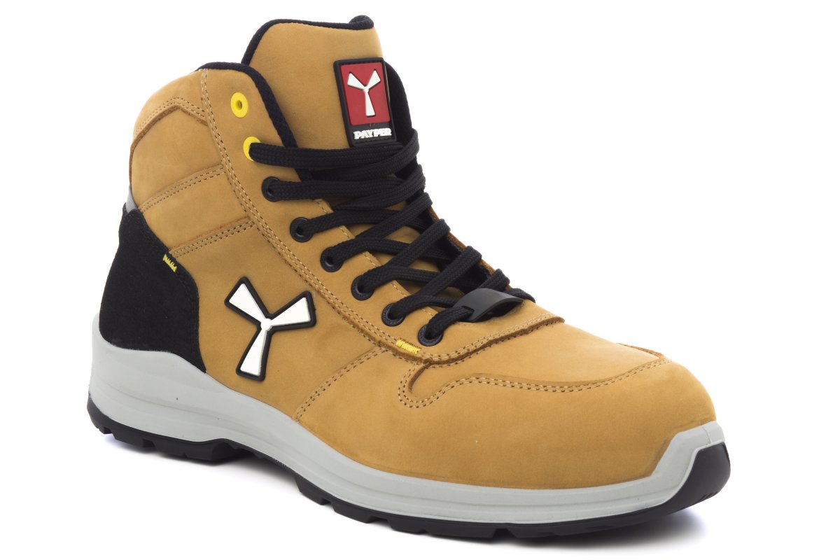Chaussure de sécurité haute antistatique homme S3 NBK GET FORCE MID S3-NBK JAUNE ASPEN 39 / 48