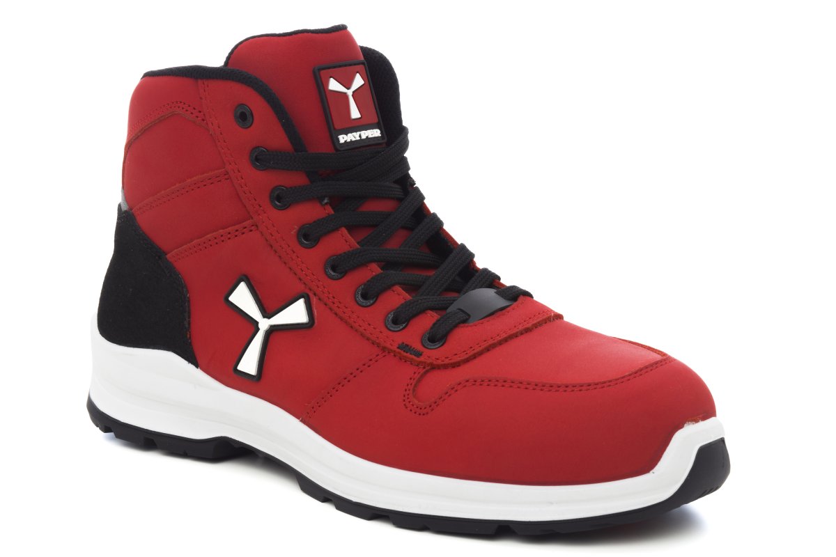 Chaussure de sécurité haute antistatique homme S3 NBK GET FORCE MID S3-NBK ROUGE 39 / 48