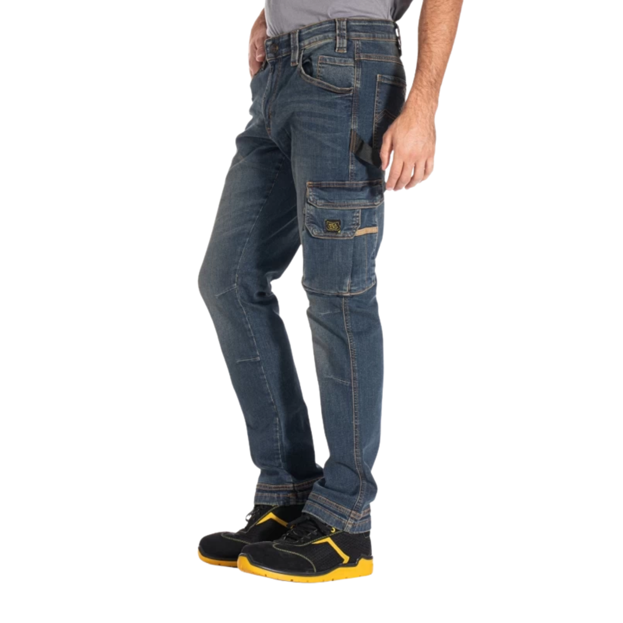 Jeans multi-poches stretch Fibreflex Dirty