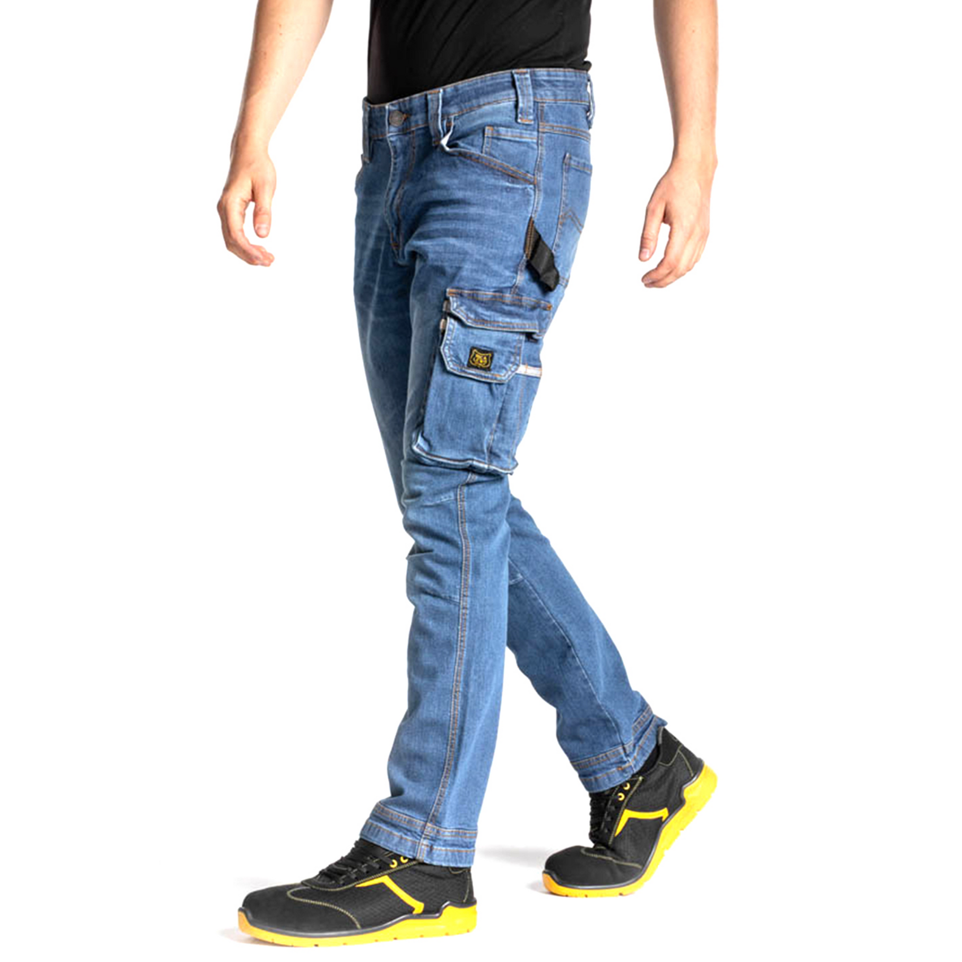 Jeans muti-poches stretch Fibreflex Denim Stone Brosse