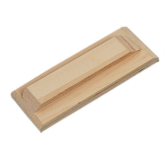 BATTE HETRE SEMELLE CAOUTCHOUC 14X36CM PEFC