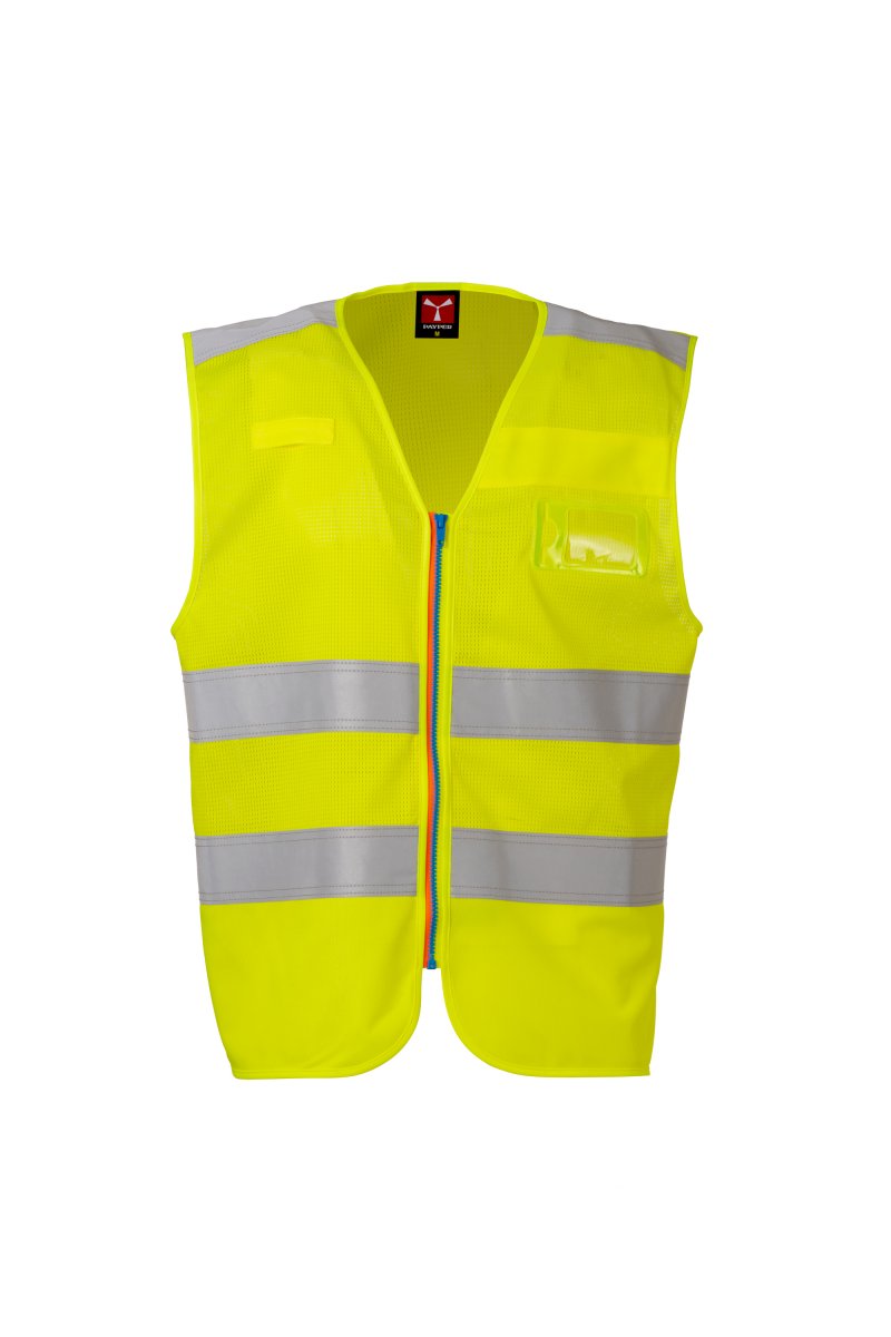 Gilet haute visibilité avec bandes rétroréfléchissantes sans manches
