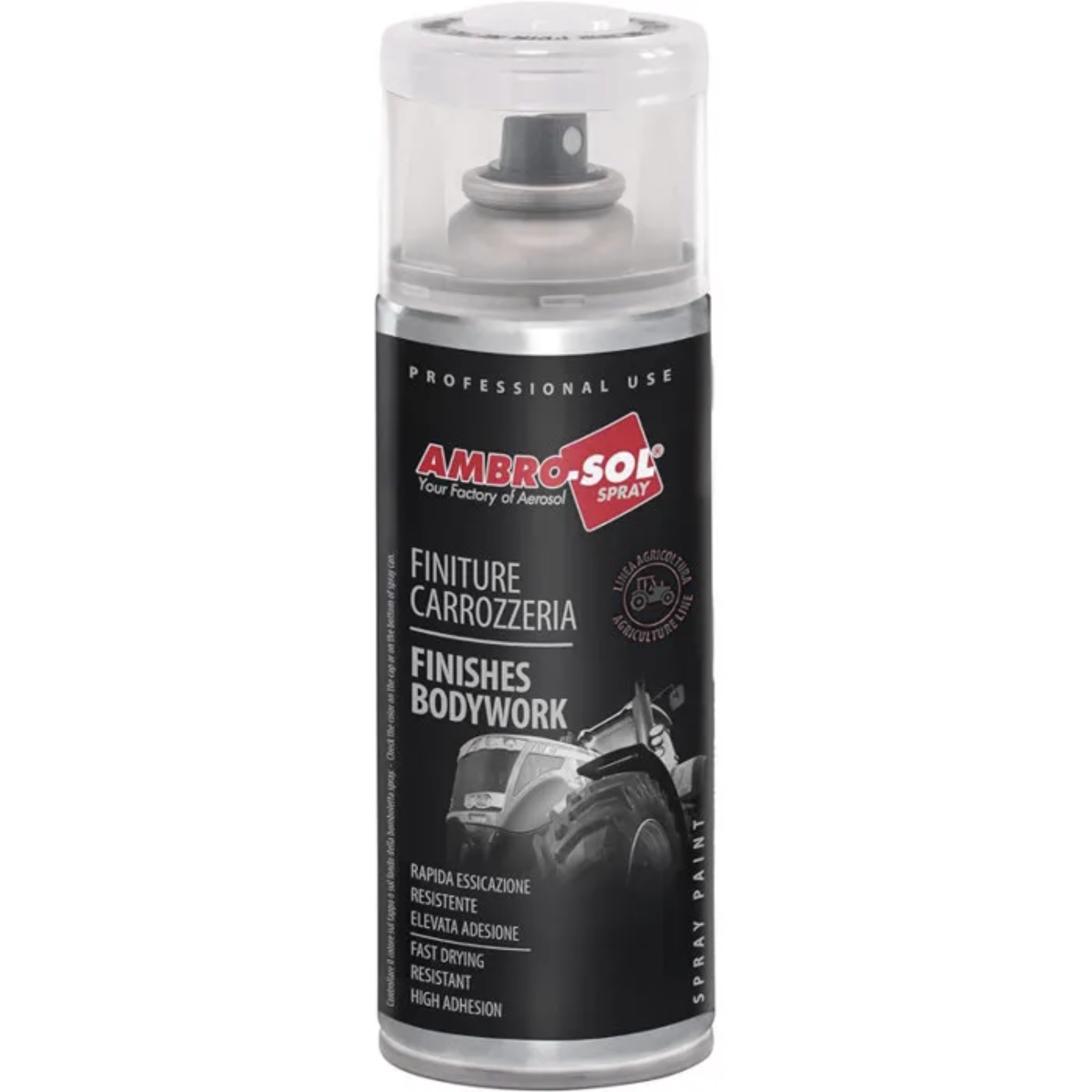Peinture finitions carrosserie agricole noir 400 ml