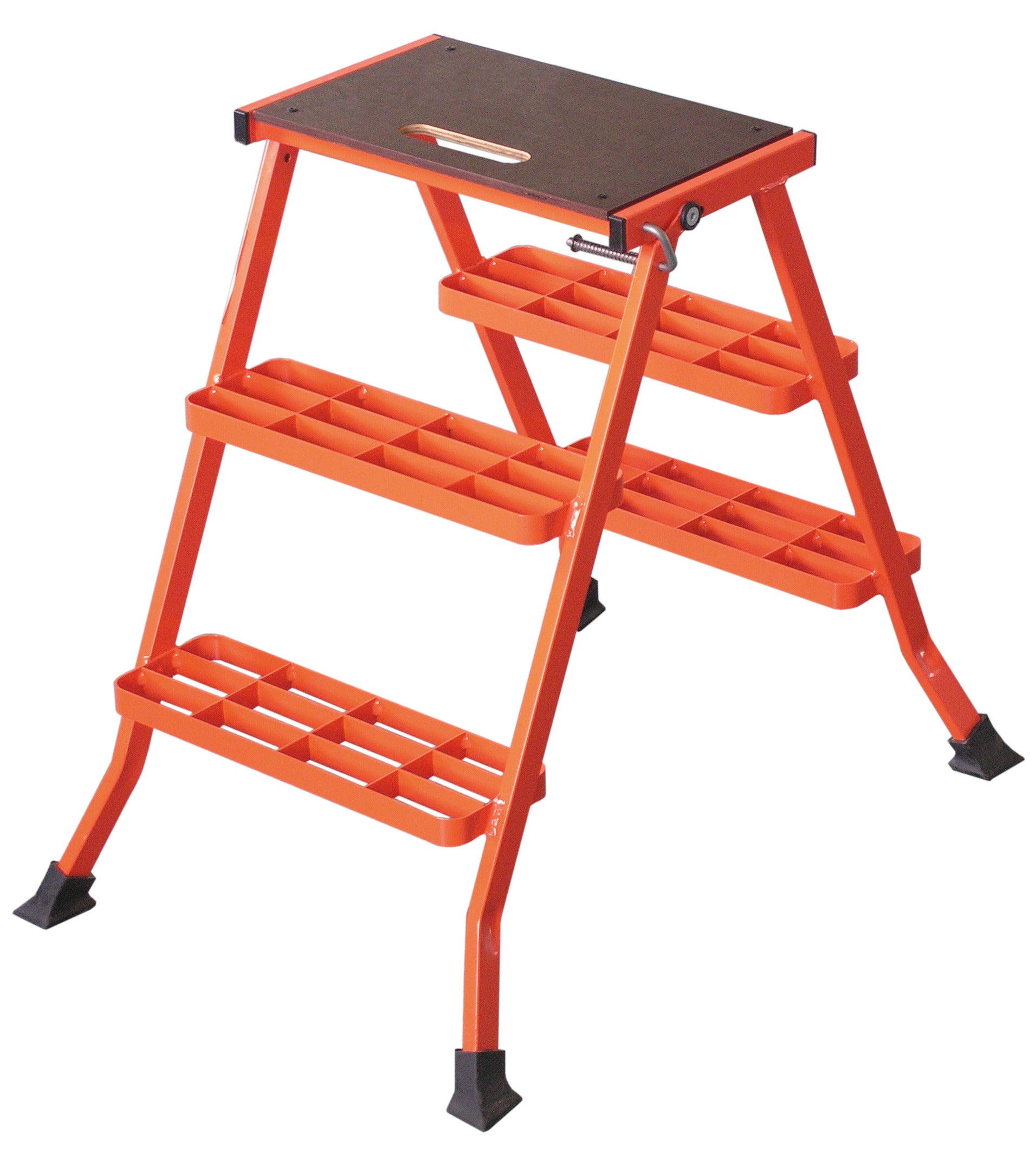 MARCHEPIED PLIANT ACIER 90CM FSC MIXTE