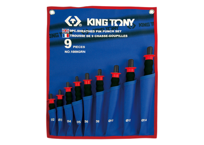 Jeu de 9 chasse goupilles gainés 2-14 mm finition brunie