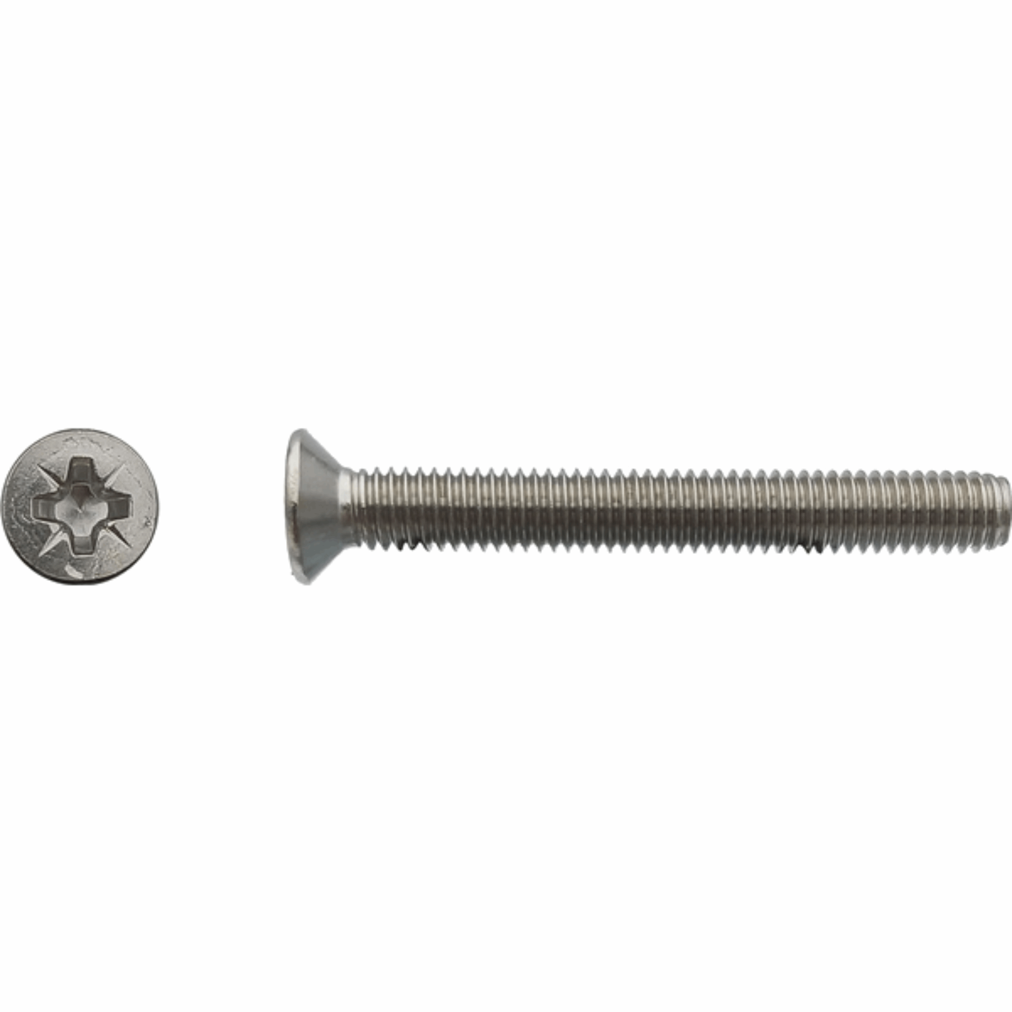 Vis pour panneau agglo tête fraisée pozidriv Inox A4 