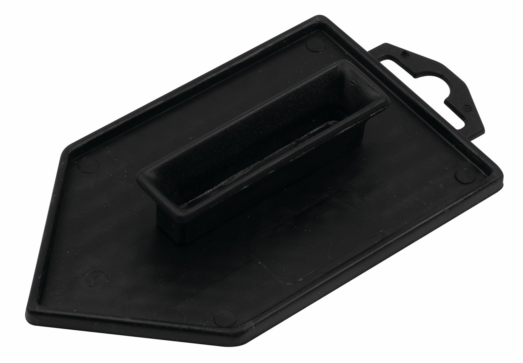 Taloche noire pointue 14x27cm poignée plastique