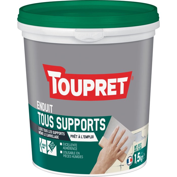 Enduit de rebouchage intérieur/extérieur pot 1,5kg