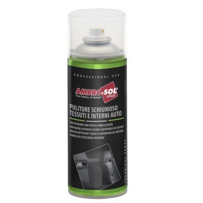 Mousse nettoyant tissus et intérieurs de voiture 400 ml