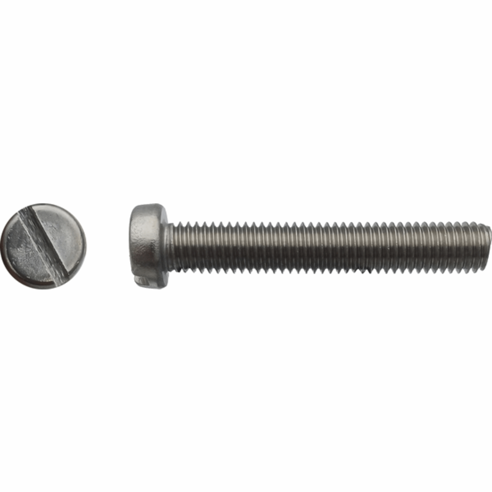 Vis à métaux tête cylindrique fendue Inox A4 