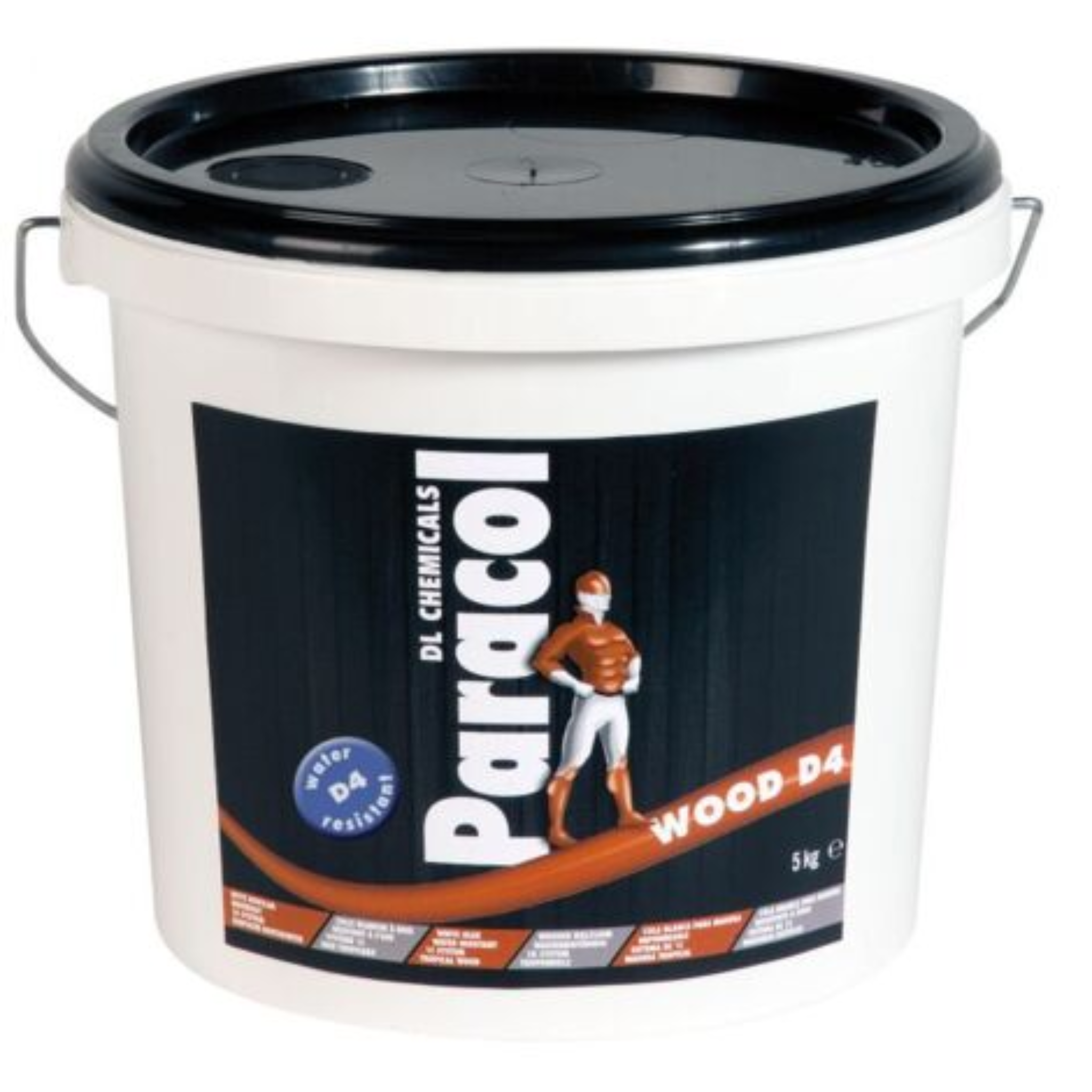 PARACOL WOOD D3 Colle bois blanche SEAU 5KG