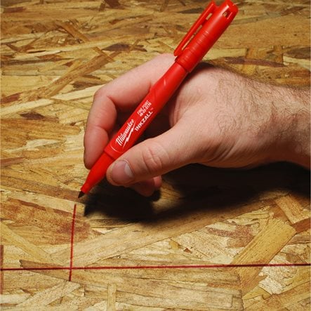 Marqueur crayon INKZALL pointe fine rouge
