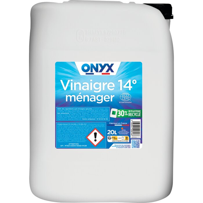 Vinaigre ménager 14° bidon 20 litres