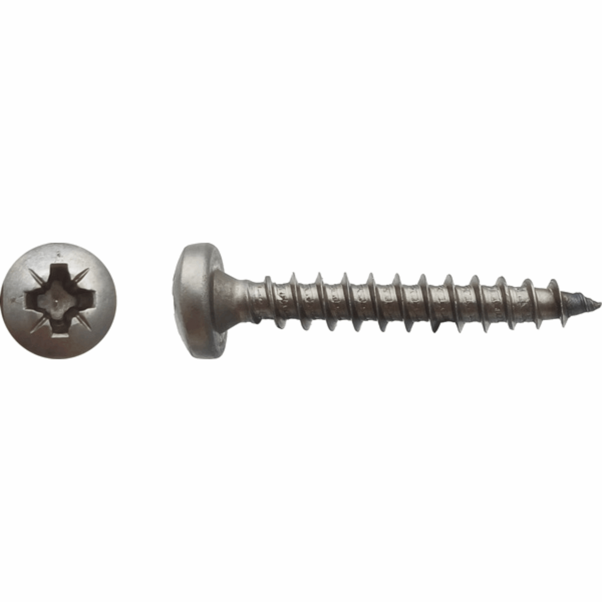 Vis pour panneaux agglo tête cylindrique pozidriv Inox A2 
