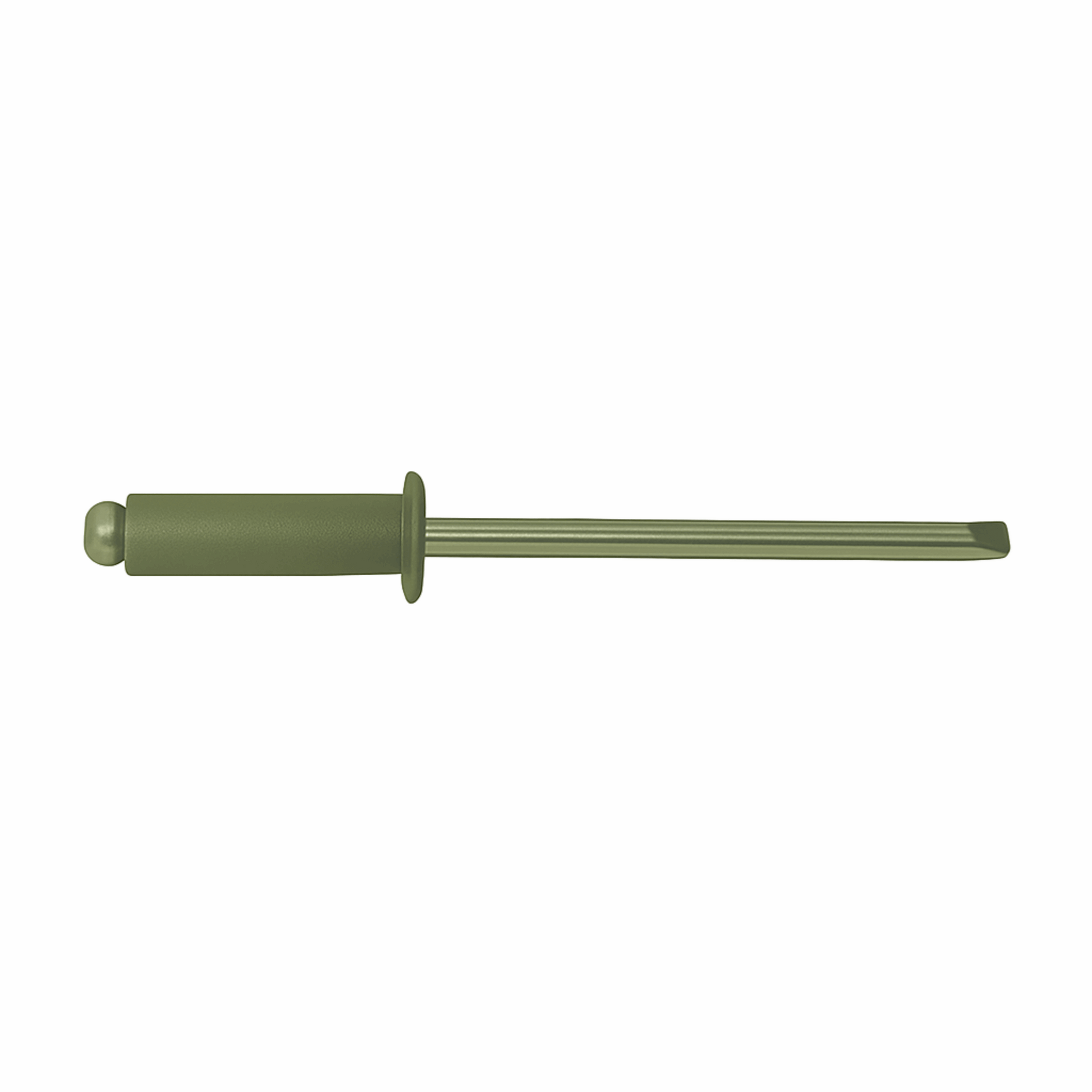 Rivet aveugle Aluminium/Acier tête ronde Gorivet ALX TRS Ral6021 4.8X12