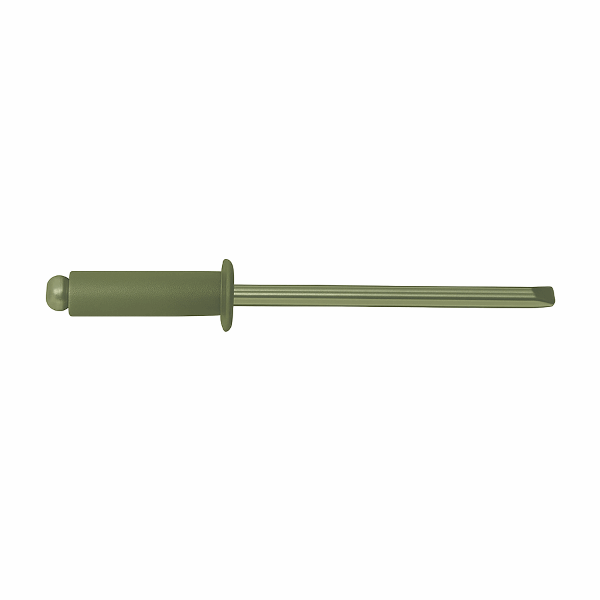 Rivet aveugle Aluminium/Acier tête ronde Gorivet ALX TRS Ral6021 4.8X12