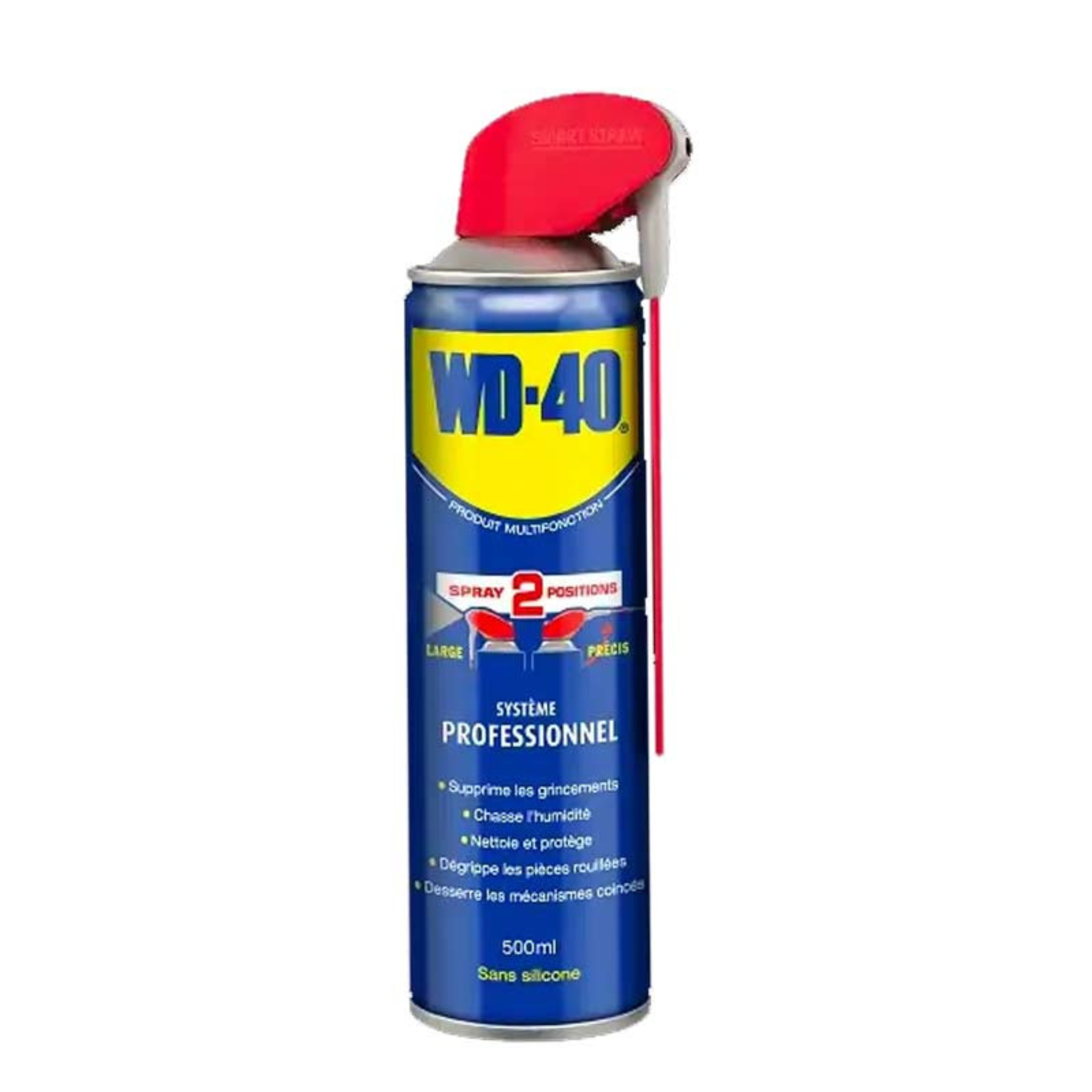 Lubrifiant multifonction WD-40 aérosol 500 mL