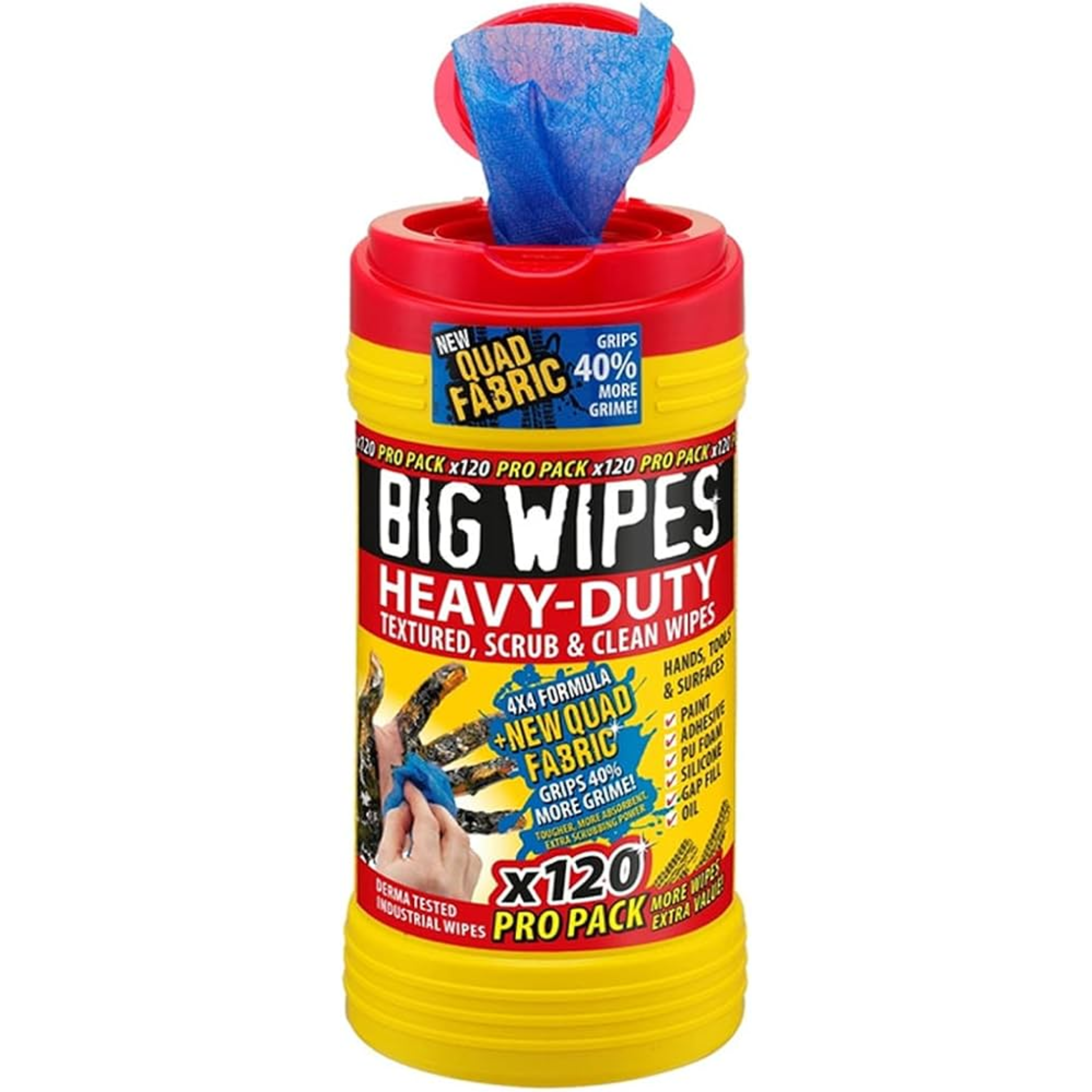 120 lingettes Heavy Duty haute performance