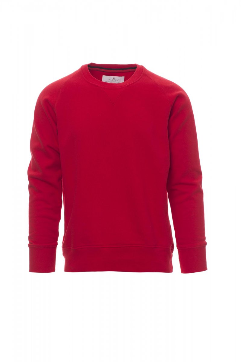 Sweat-shirt homme ras le cou manches raglan MISTRAL+ ROUGE XS / 5 XL