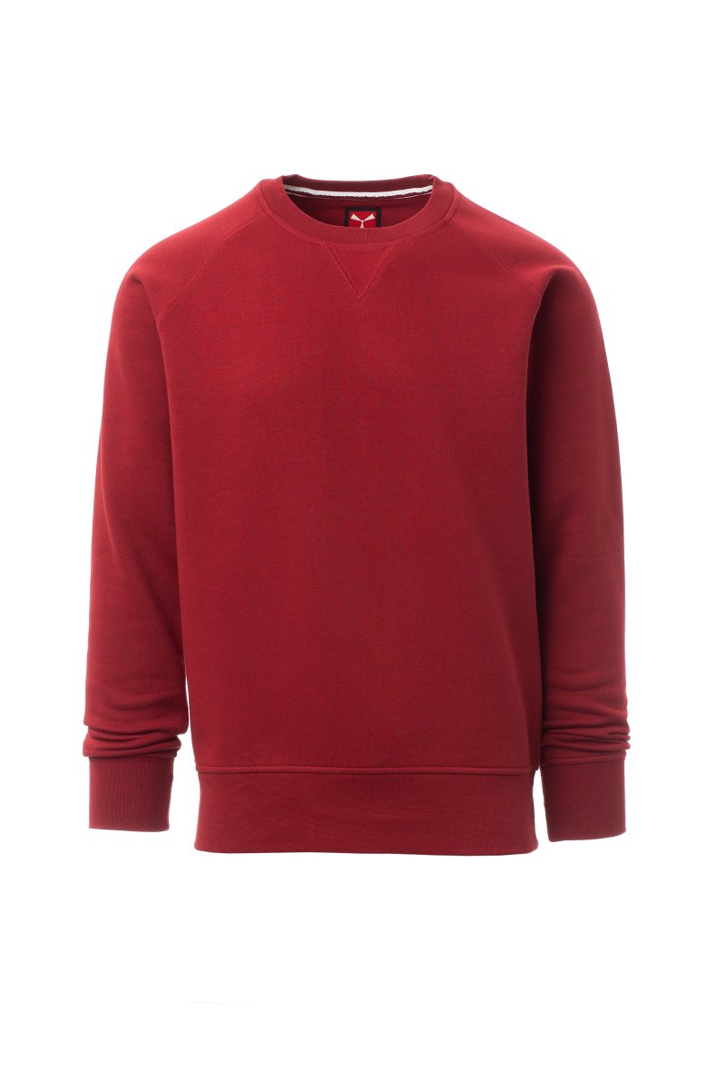 Sweat-shirt homme ras le cou manches raglan MISTRAL+ BORDEAUX XS / 5 XL