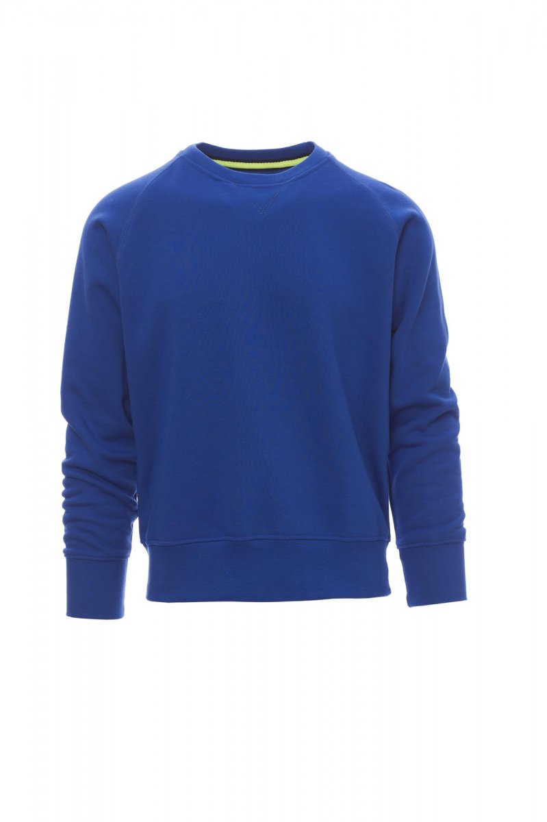 Sweat-shirt homme ras le cou manches raglan MISTRAL+ BLEU ROI XS / 5 XL