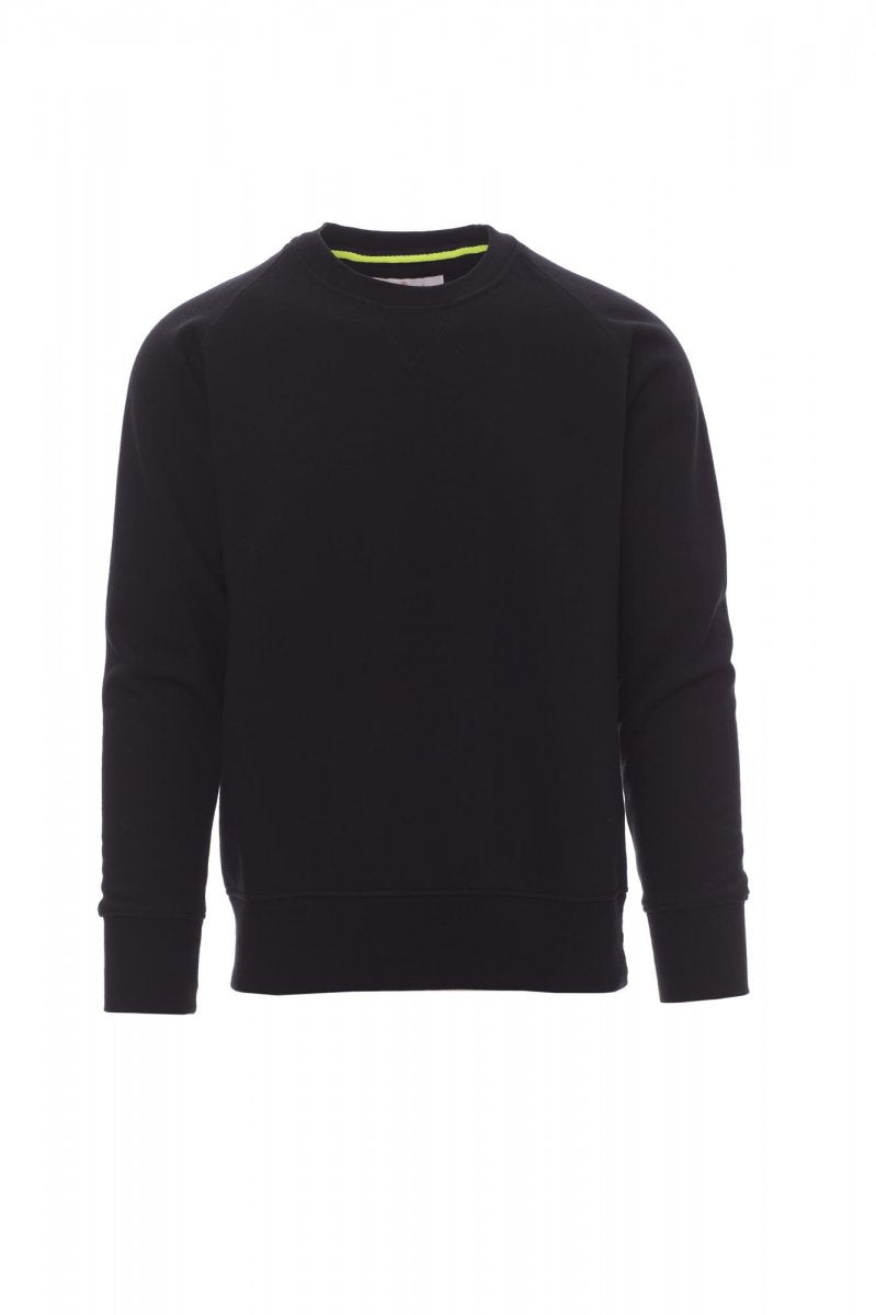 Sweat-shirt homme ras le cou manches raglan MISTRAL+ NOIR S / 5 XL