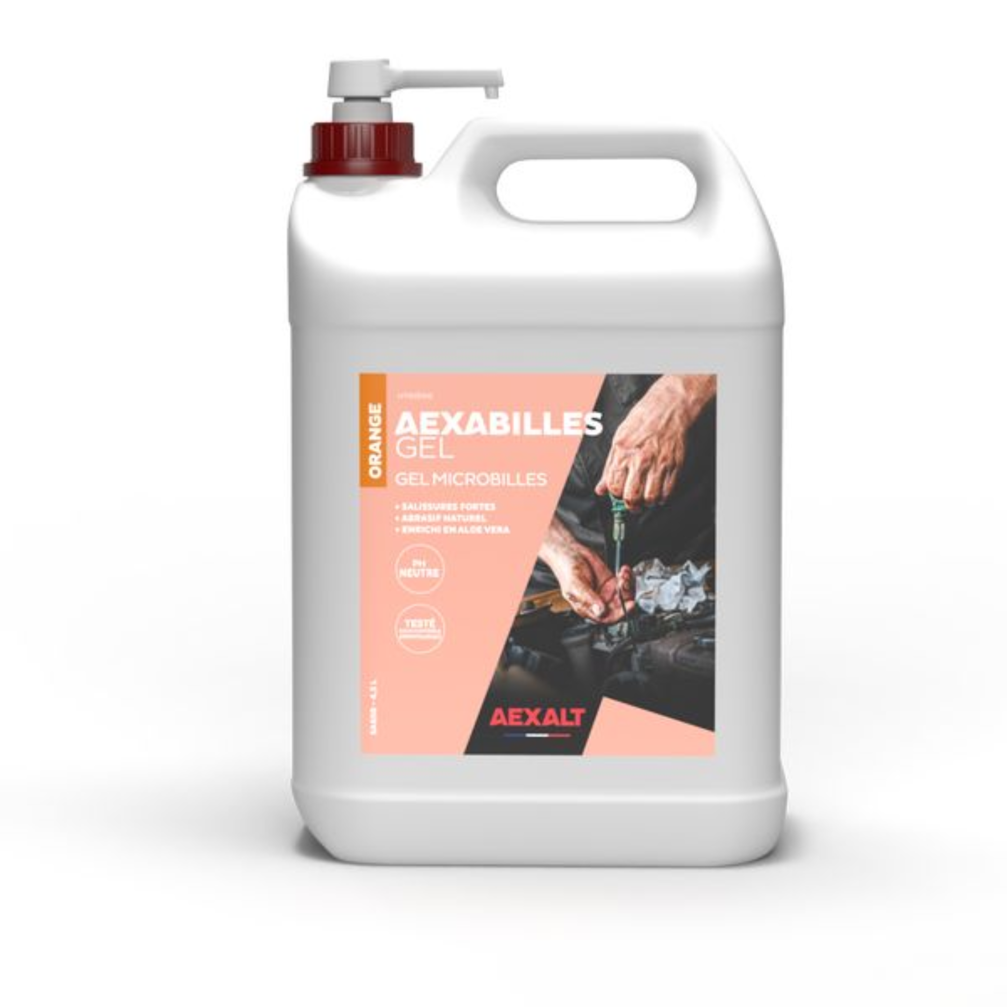 Savon aexabilles gel orange 4,5 l + pompe