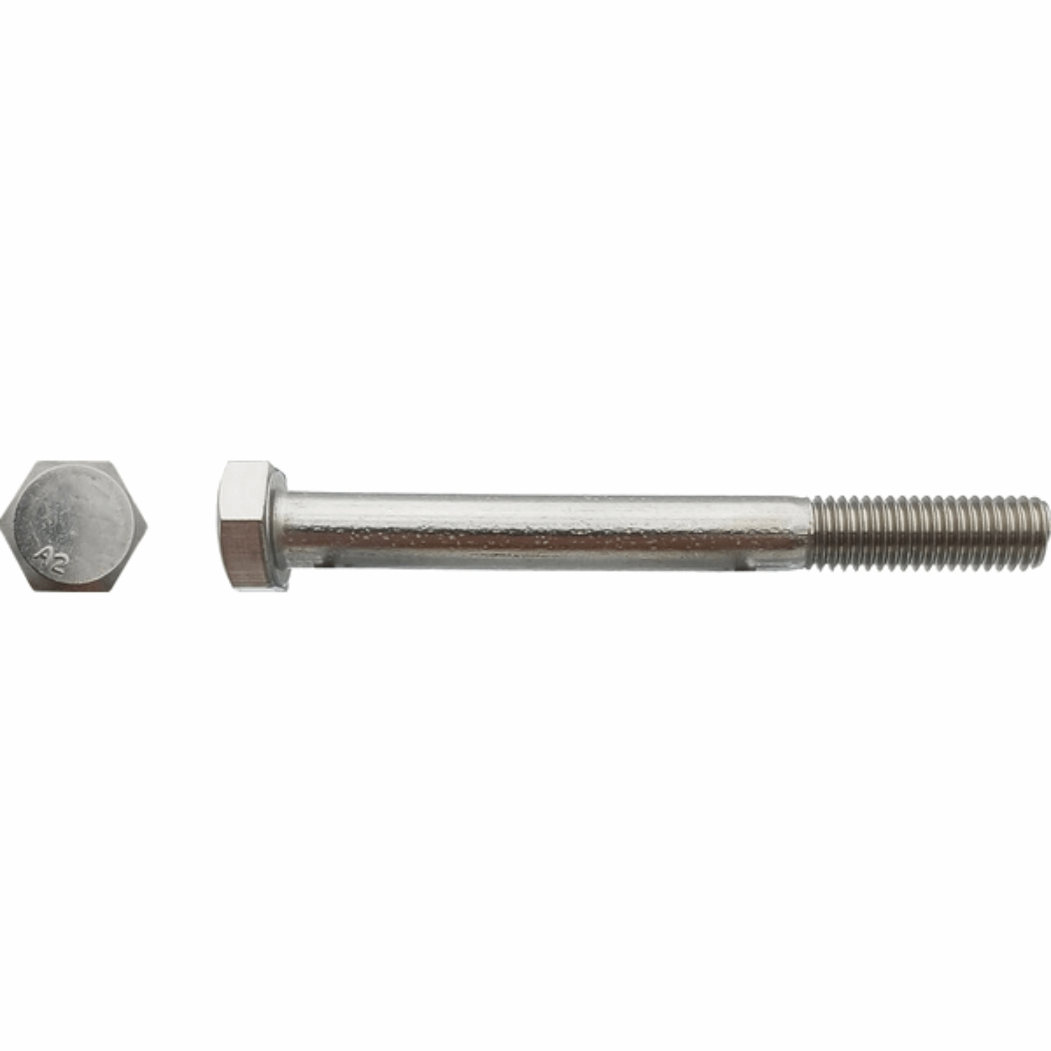 Vis TH tête hexagonale filtage partiel Inox A2 