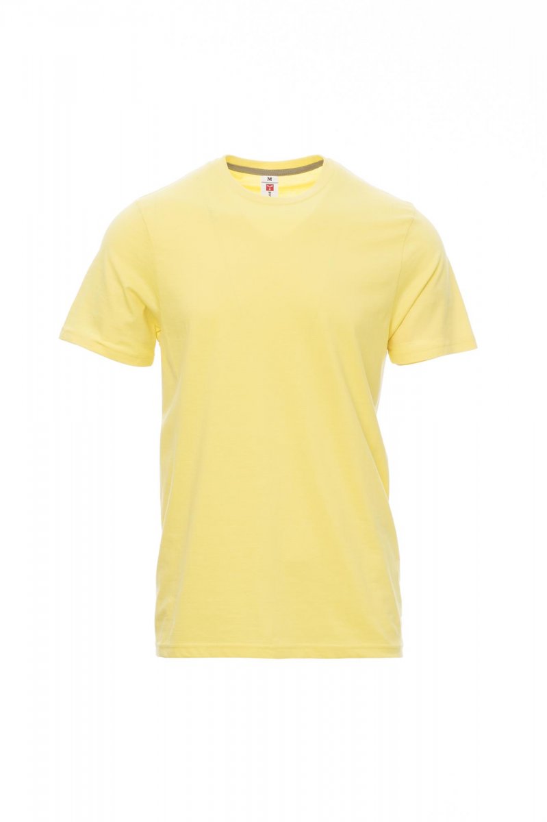 Tee shirt homme encolure ras le cou à manches courtes SUNSET CITRON VERT XS / 5 XL
