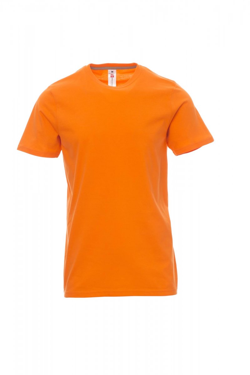 Tee shirt homme encolure ras le cou à manches courtes SUNSET ORANGE XS / 5 XL