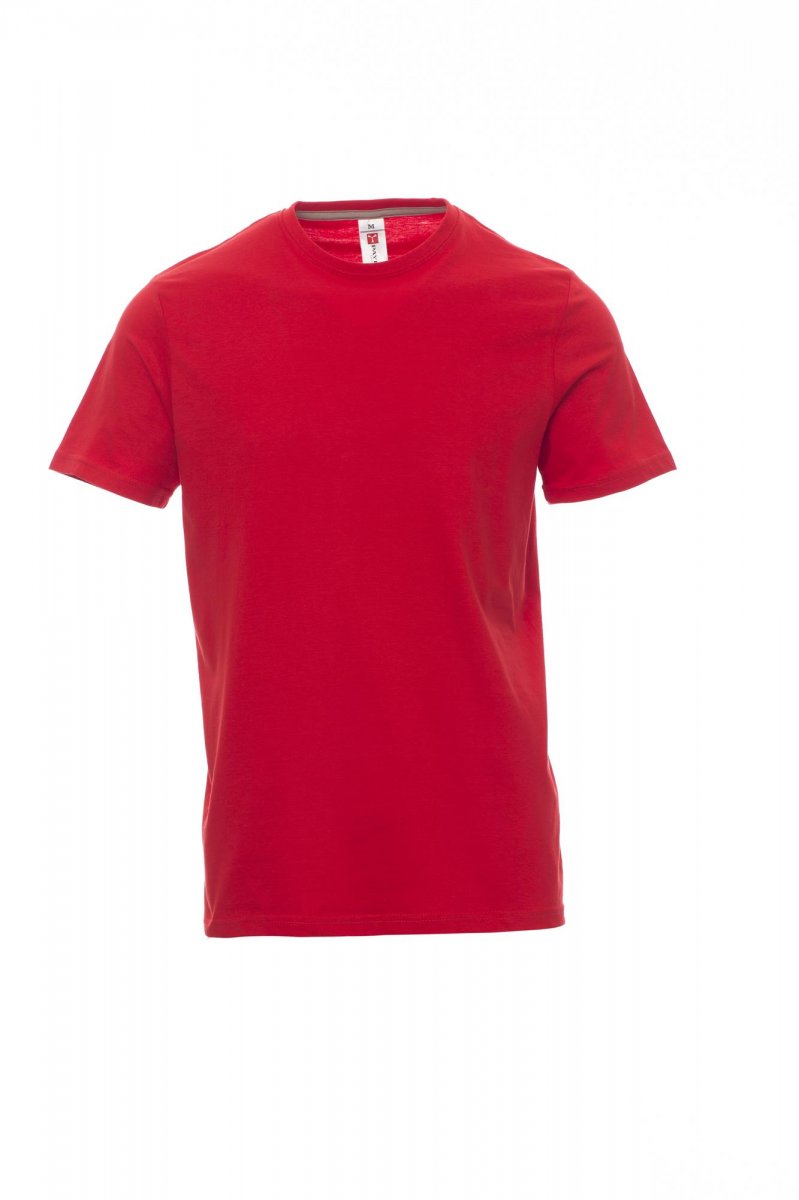 Tee shirt homme encolure ras le cou à manches courtes SUNSET ROUGE XS / 5 XL
