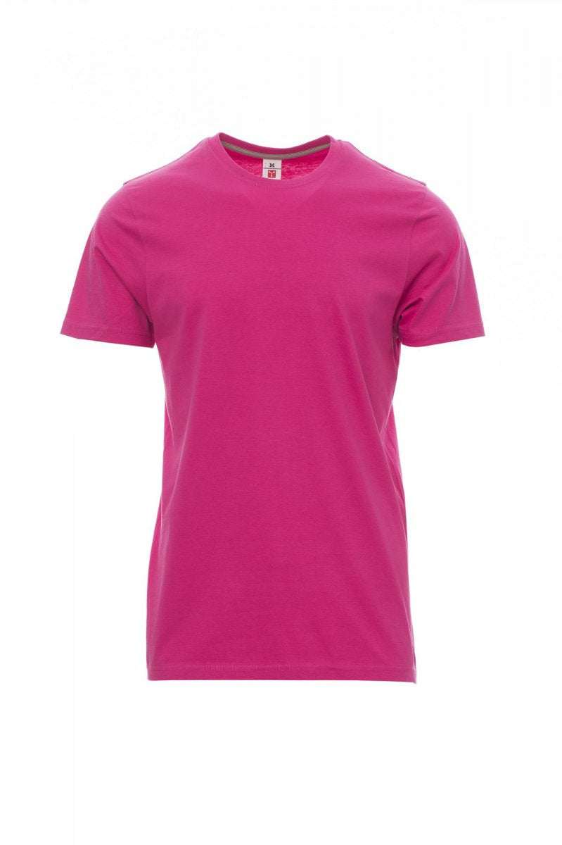 Tee shirt homme encolure ras le cou à manches courtes SUNSET FUSCHIA XS / 5 XL
