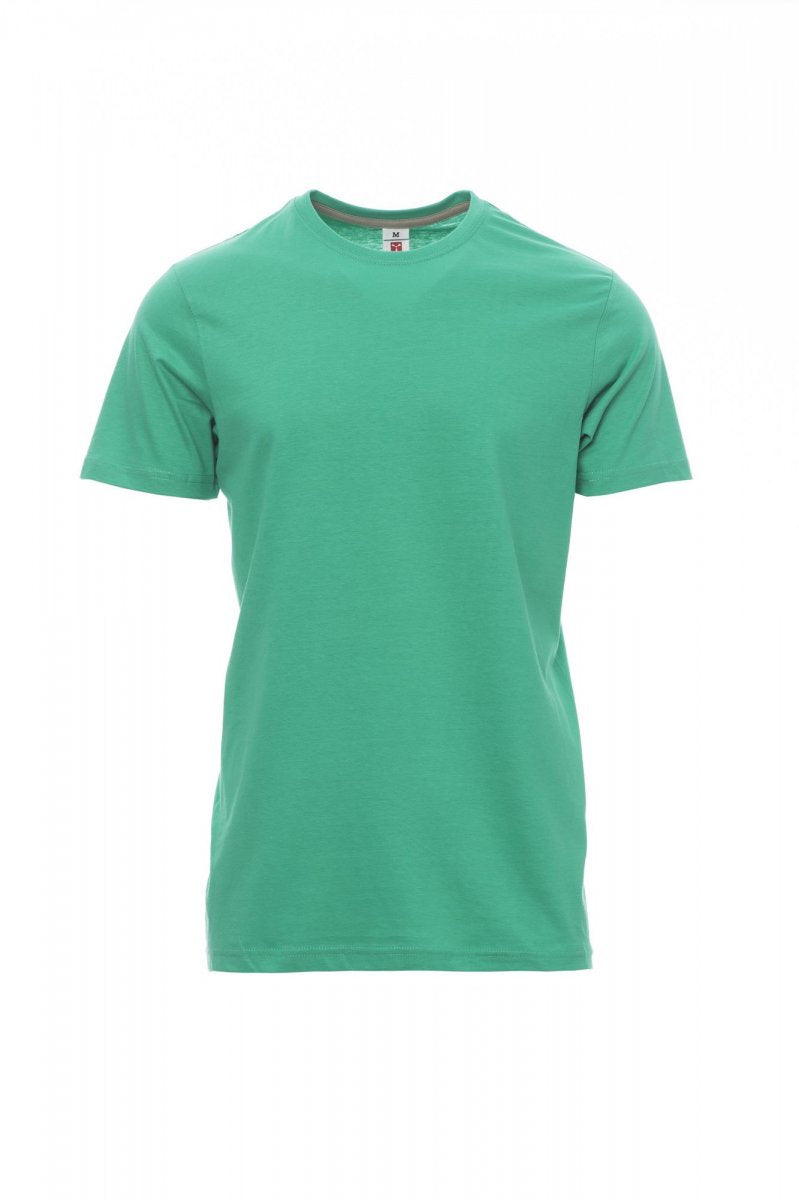 Tee shirt homme encolure ras le cou à manches courtes SUNSET VERT EMERAUDE XS / 5 XL