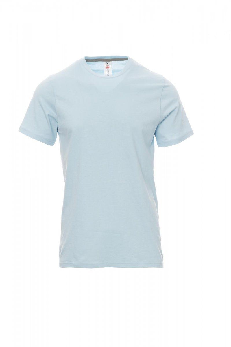 Tee shirt homme encolure ras le cou à manches courtes SUNSET AIGUE MARINE XS / 5 XL