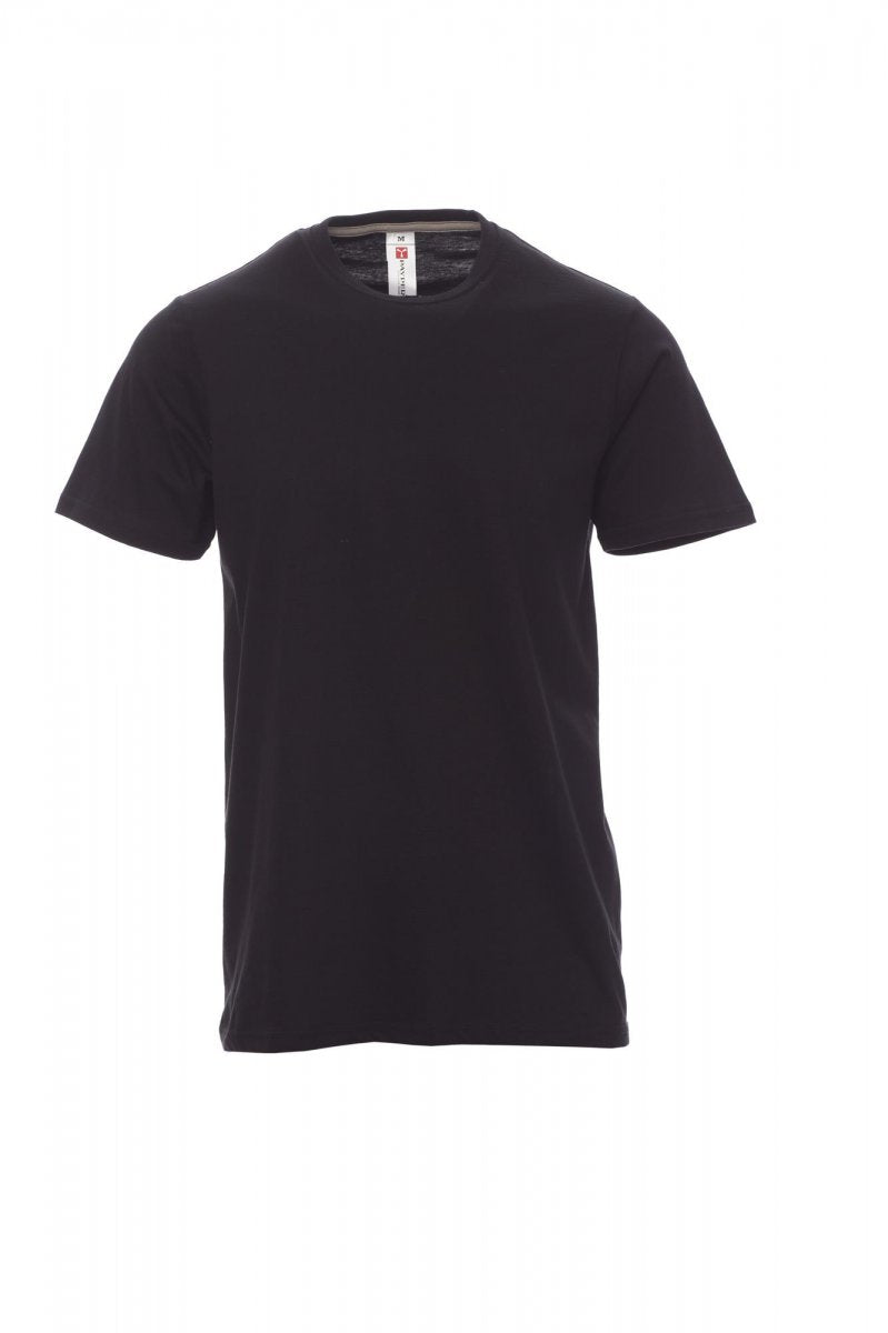 Tee shirt homme encolure ras le cou à manches courtes SUNSET NOIR XS / 5 XL