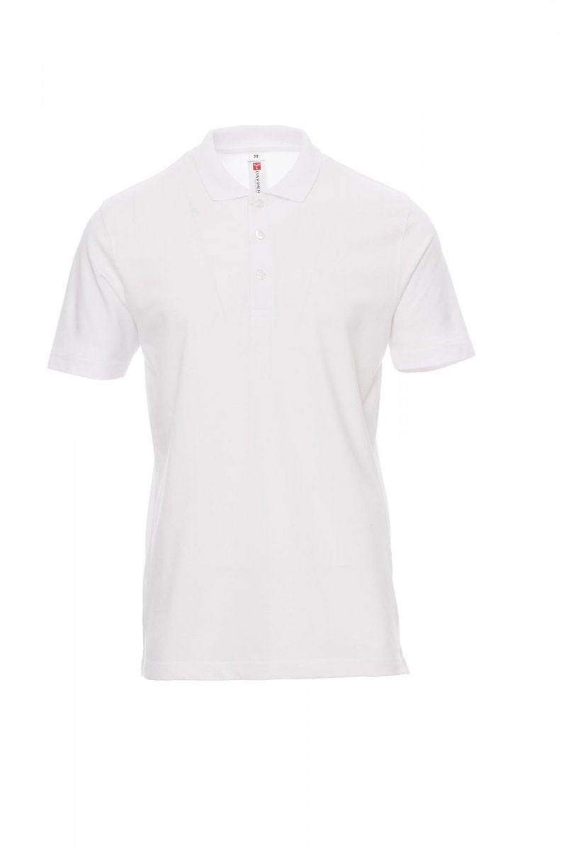 Polo homme 3 boutons à manches courtes ROME BLANC XS / 5 XL