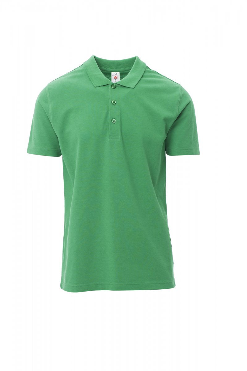 Polo homme 3 boutons à manches courtes ROME VERT GELEE XS / 5 XL