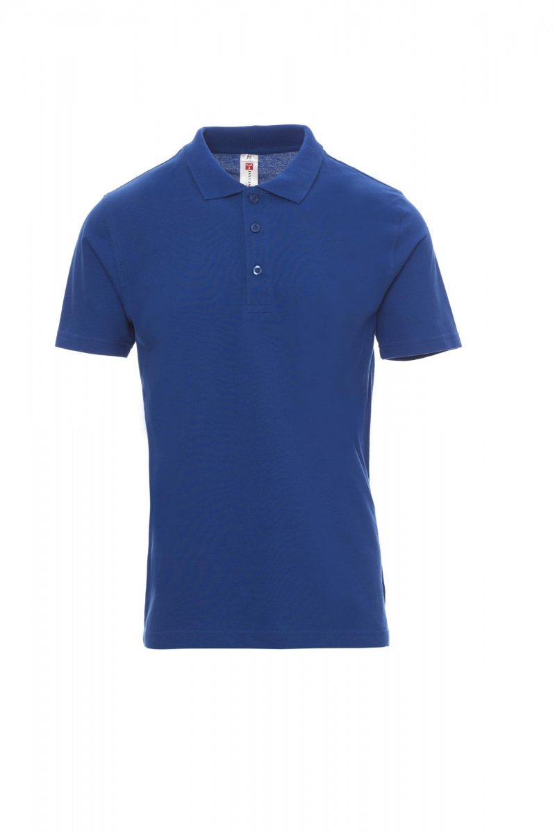 Polo homme 3 boutons à manches courtes ROME BLEU ROI XS / 5 XL