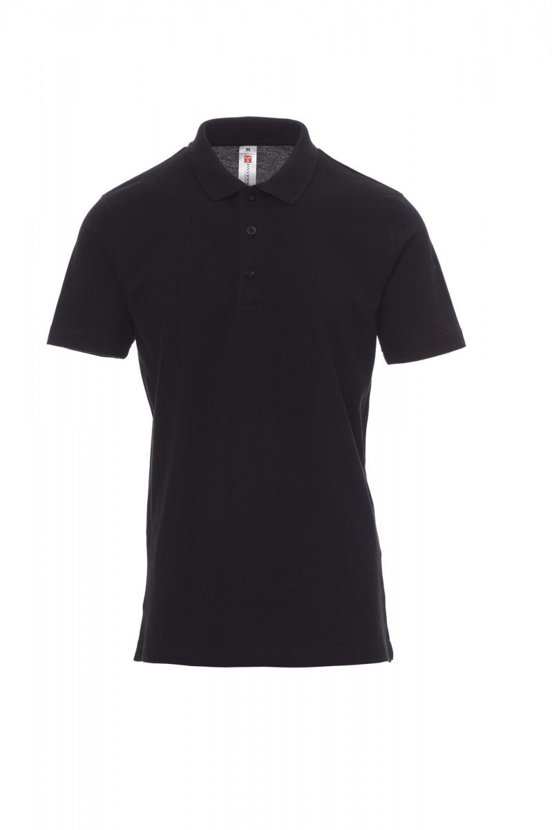 Polo homme 3 boutons à manches courtes ROME NOIR XS / 5 XL