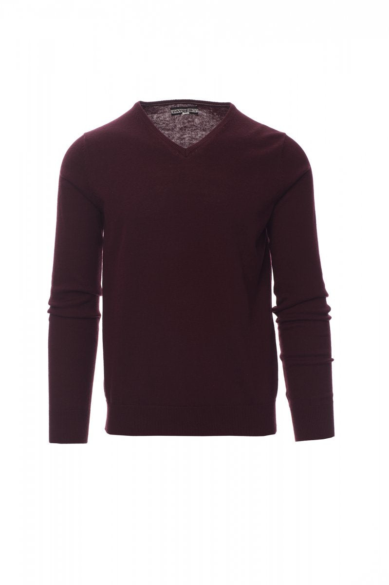 Pull homme col en V tricot sans coutures BUSINESS BORDEAUX S / 5 XL