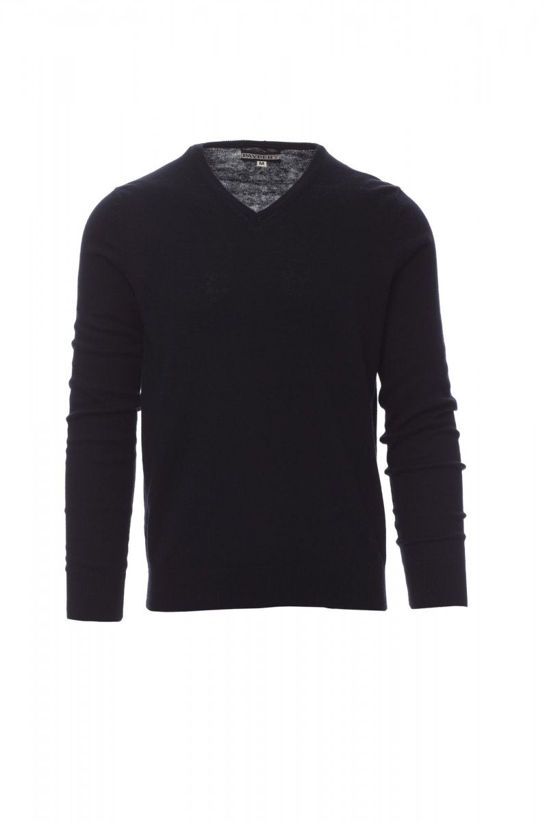 Pull homme col en V tricot sans coutures BUSINESS BLEU MARINE S / 5 XL