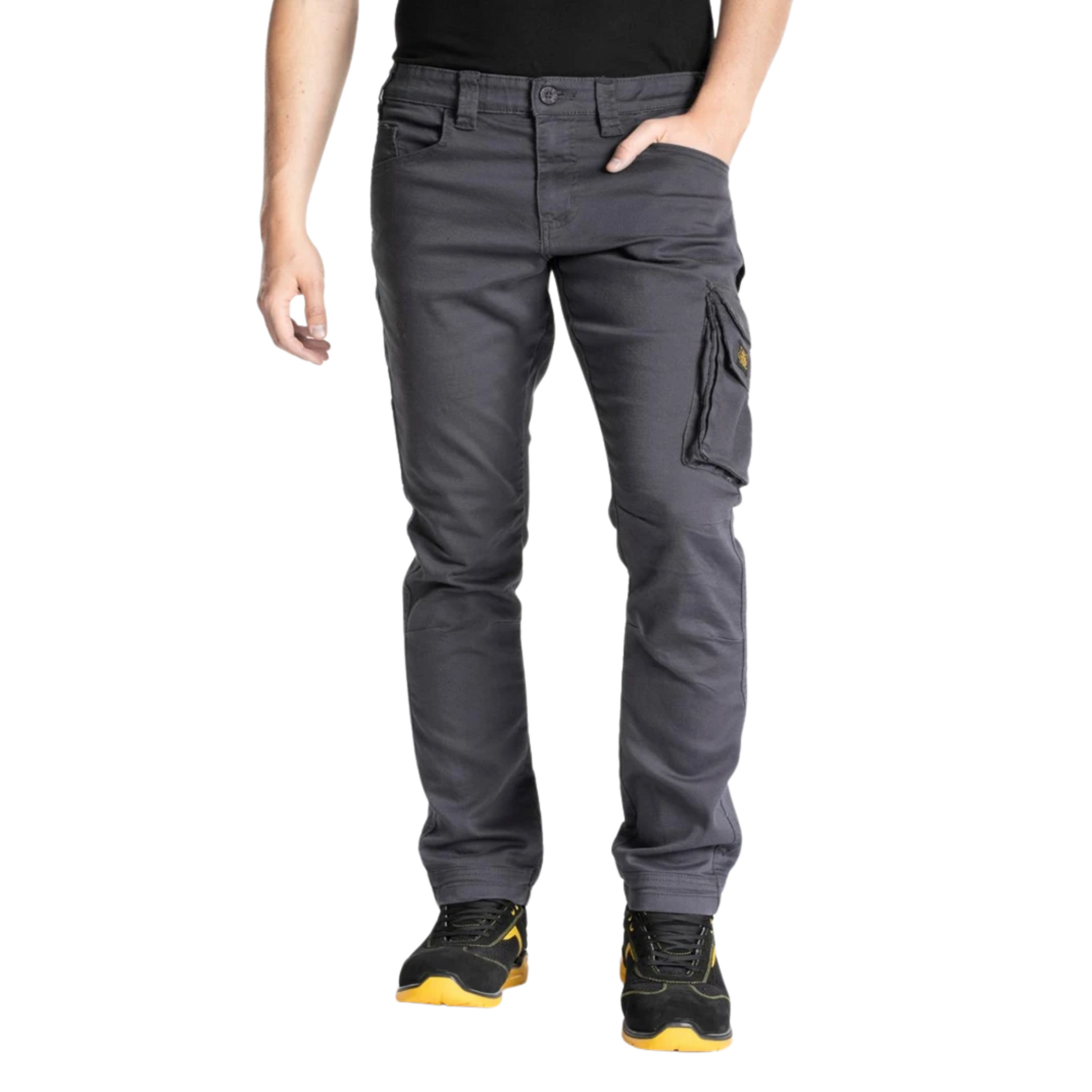 Jeans multi-poches stretch Fibreflex Gris Charbon