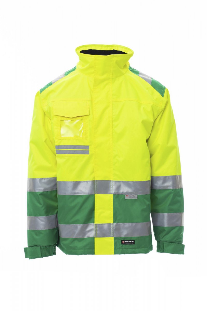 Veste haute visibilité avec bandes rétroréflissantes
