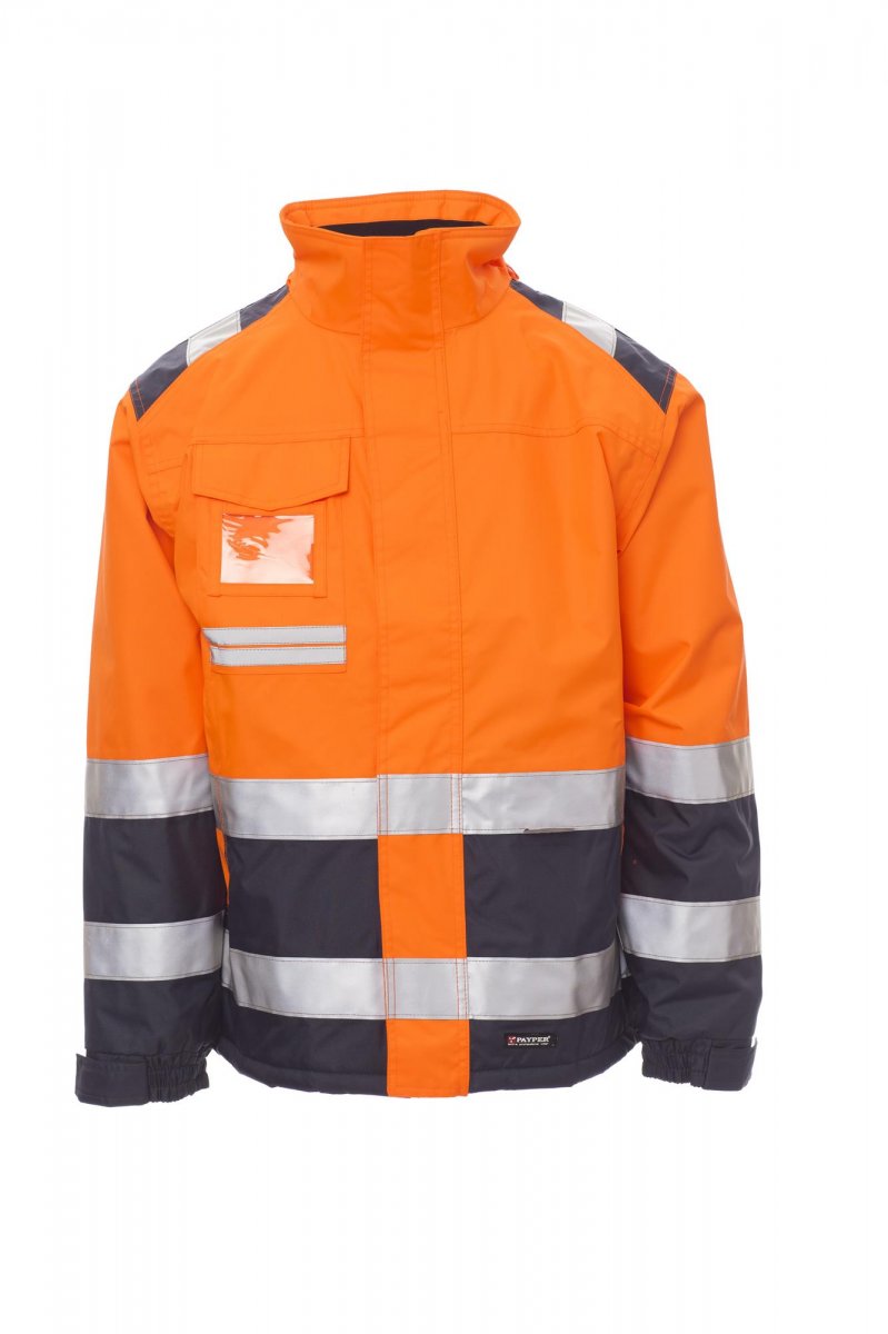 Veste haute visibilité avec bandes rétroréflissantes