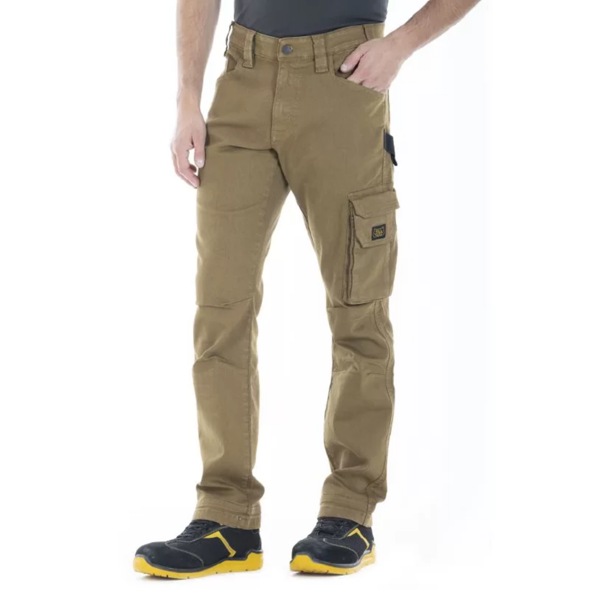 Jeans multi-poches stretch Fibreflex Tabac