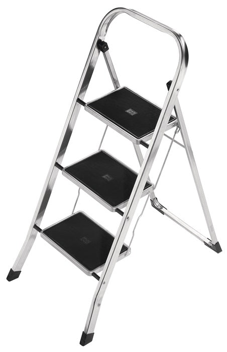 Escabeau pliant 3 marches aluminium charge totale 150 kg max