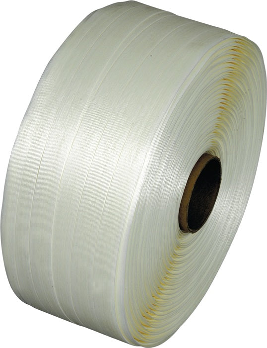 Bande de cerclage fils polyester l19mm rouleau 600 m
