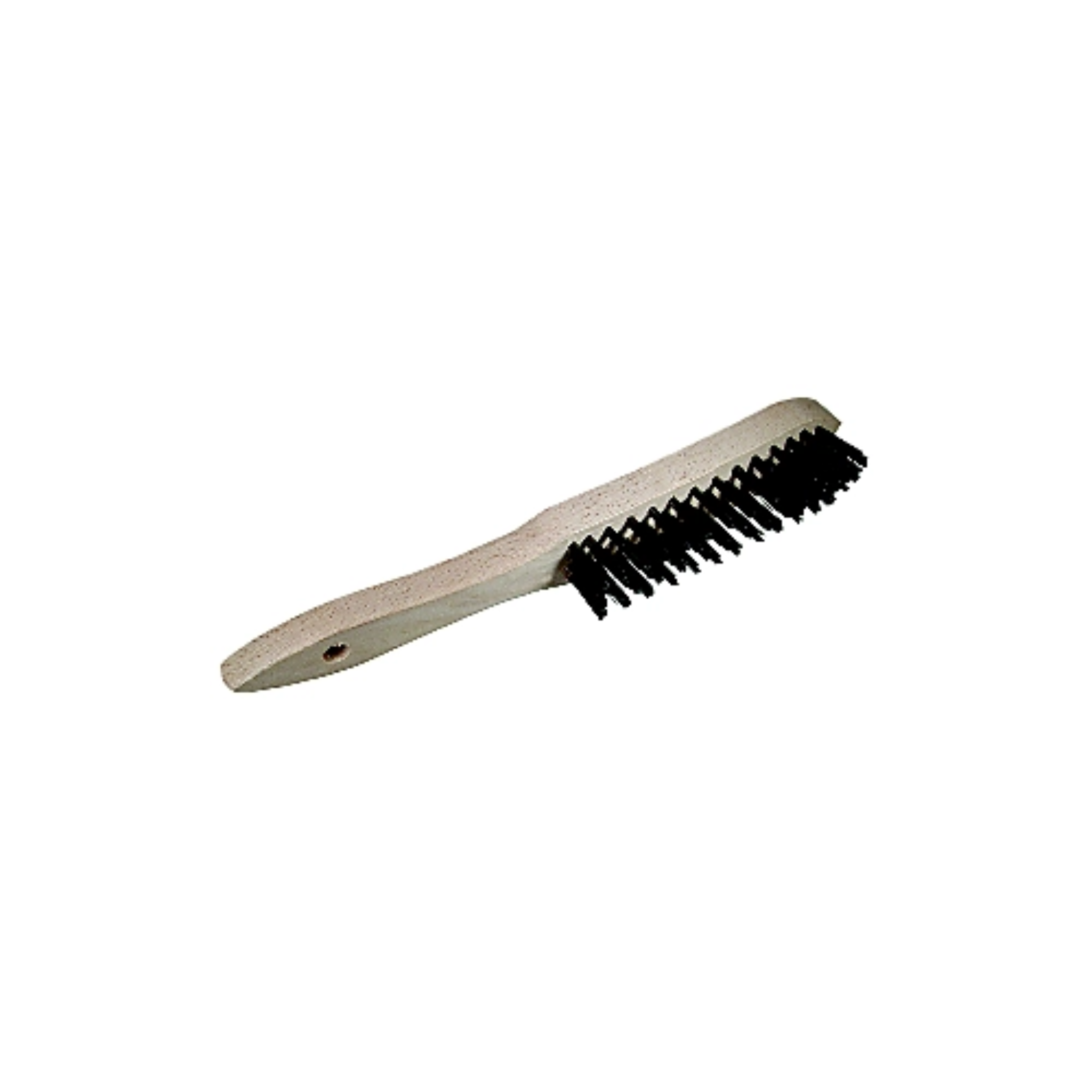 Brosse à manche 3 rangs fils métal acier 35 mm 1 pièce