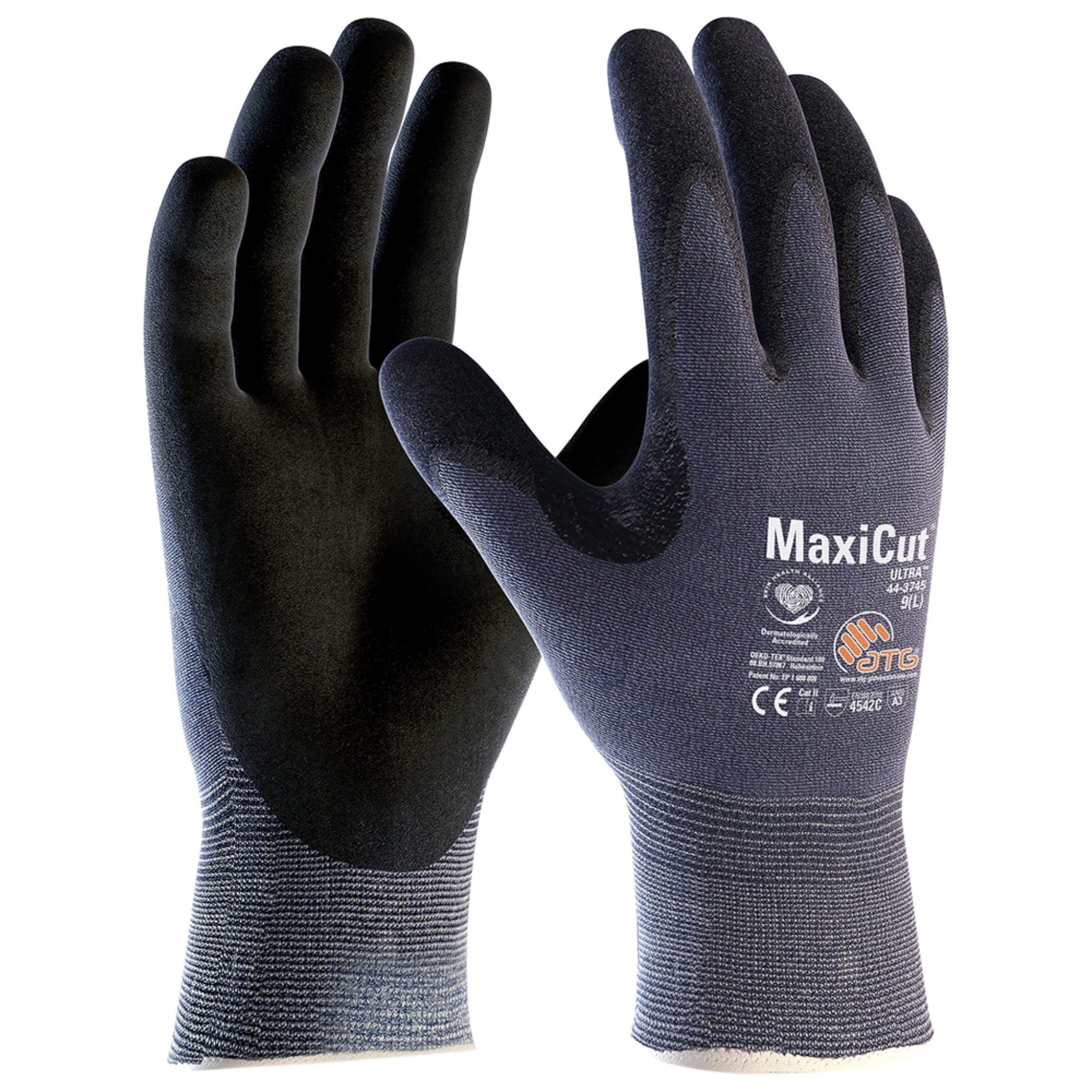 Gants de protection contre les coupures 4.5.4.3 PU et fibres EN388 cat. II T.8